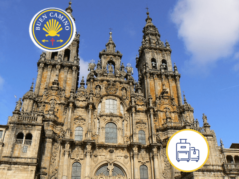 Transfere de bagagens ao longo do Caminho Português de Santiago