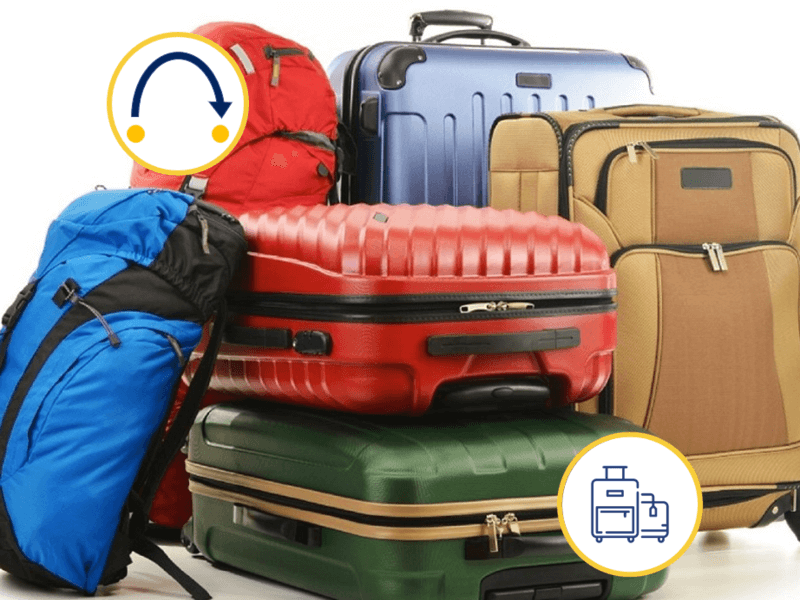 Transfere direto de bagagens entre 2 localizações